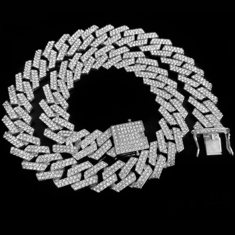 IceBox DC: The 20mm Iced Drip - Cuban Link Chain Set