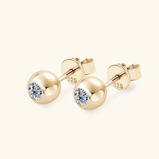 IceBox DC: Everyday Elegance ✨ 3.5mm Certified Moissanite Studs (Gold or Silver)