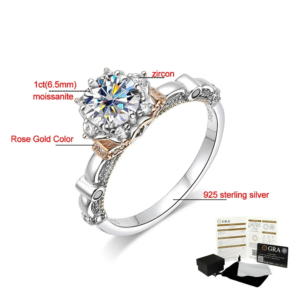The IceBox DC's "1CT D Color Moissanite Wedding Band"