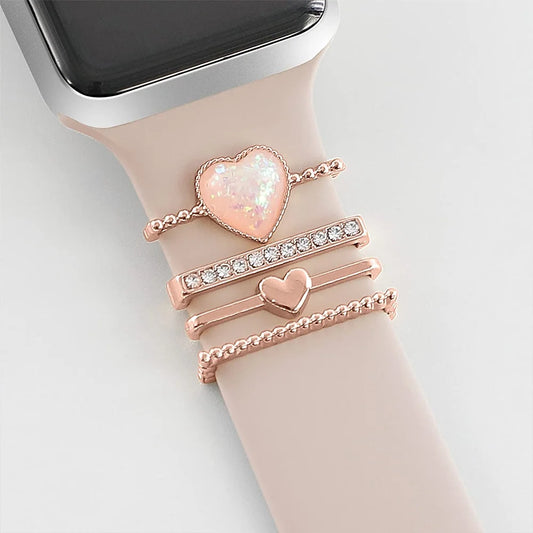 IceBox DC - CZ  Jewelry Charms for Apple Watch Band Series 8/7/6/5/4/SE/9, Elegant Decoration for 20mm and 22mm Straps